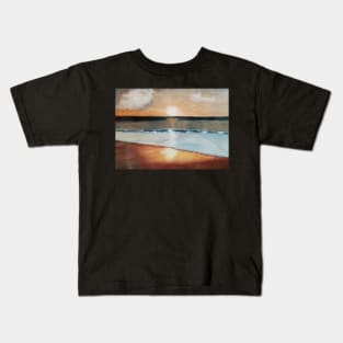 Eventide oil painting by tabitha kremesec Kids T-Shirt